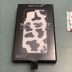 Wildflower IPhone 11 Pro case cow print